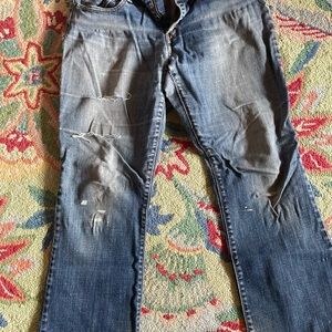 Naturally worn Levi’s jean